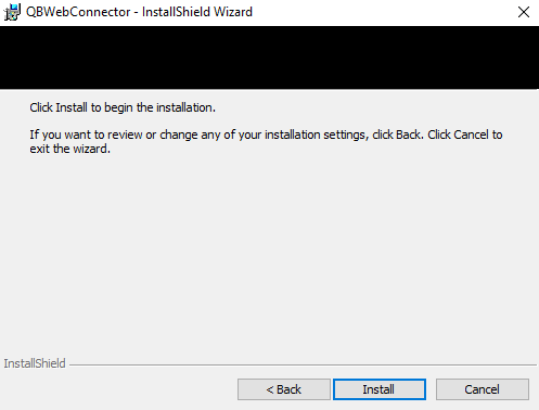 Install The QuickBooks Web Connector