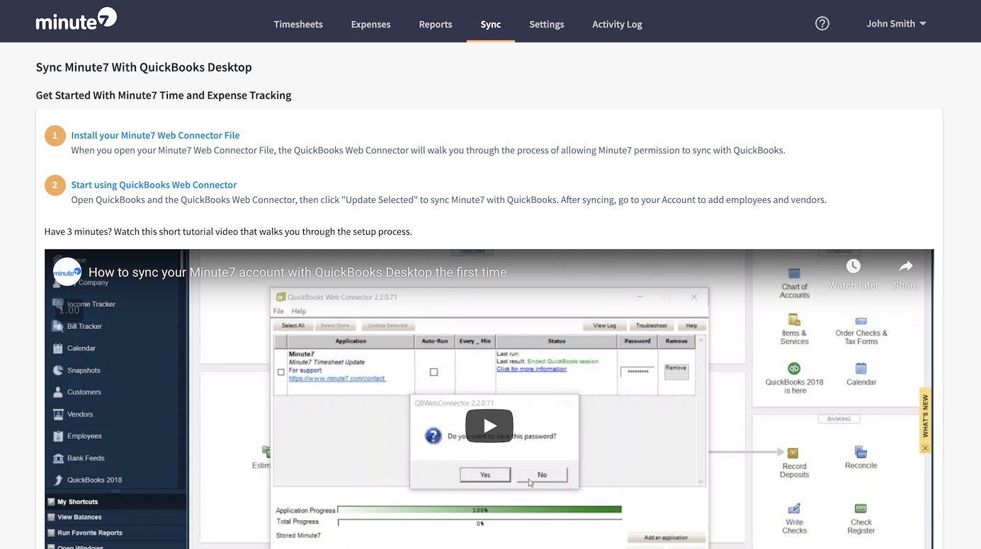 Download your QWC file